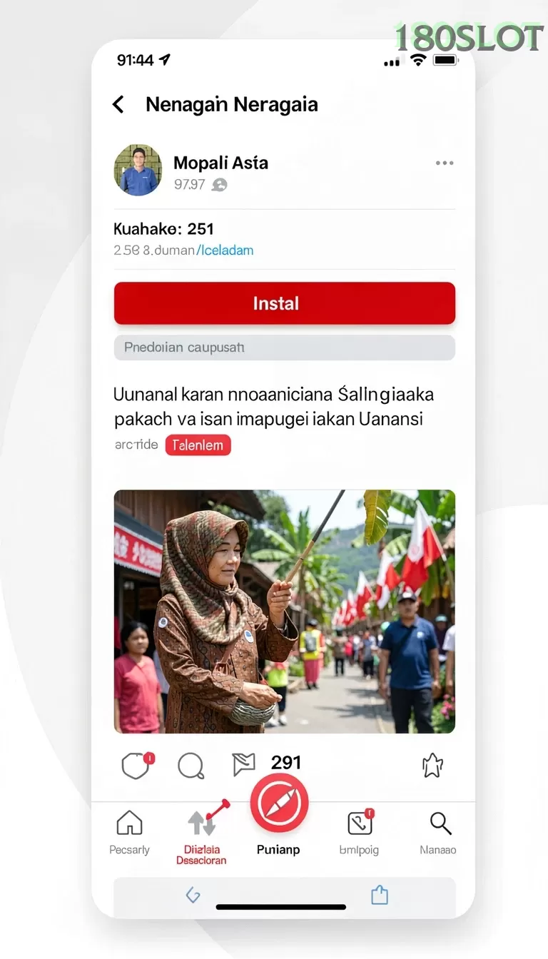 Cuplikan layar 555ZK — menu navigasi